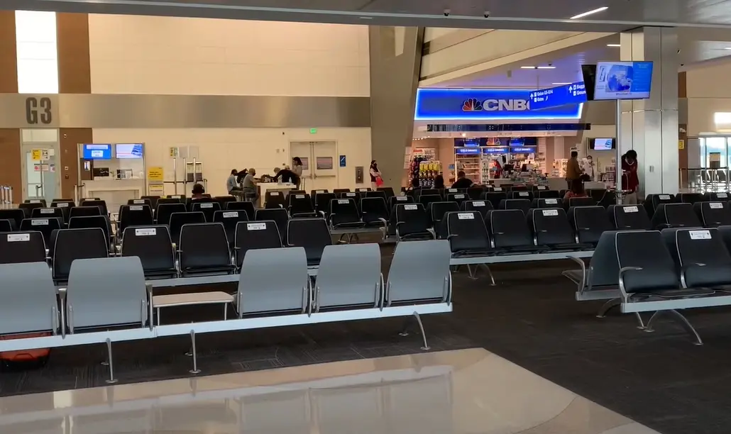 Terminal 4 waiting boarding gate, Fort Lauderdale Airport